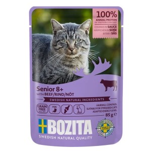 Bozita Cat Senior 8+ Wołowina w sosie saszetka 85g