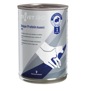 Trovet Unique Protein UPR dla psa i kota puszka 400g Królik