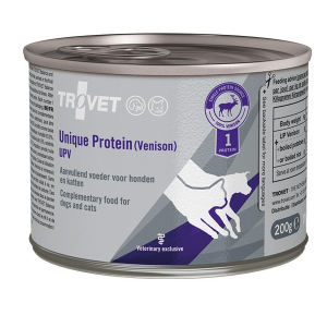 Trovet Unique Protein UPV dla psa i kota puszka 200g Dziczyzna