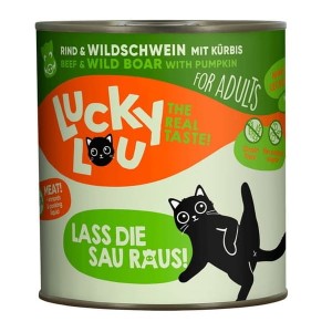 Lucky Lou Lifestage Adult Wołowina i dzik puszka 800g