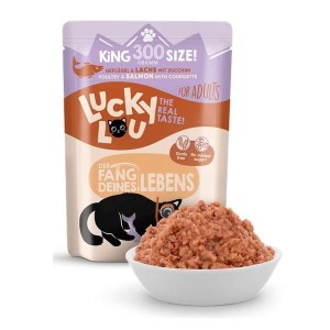 Lucky Lou Lifestage Adult Drób i łosoś saszetka 300g