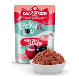 Lucky Lou Lifestage Adult Drób i tuńczyk saszetka 300g