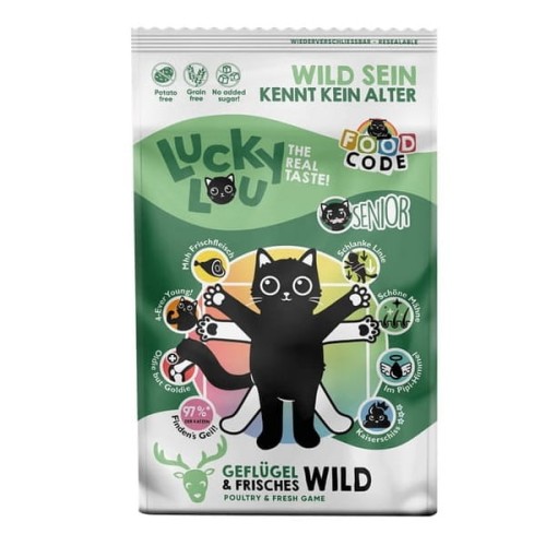 Lucky Lou Food Code Lifestage Senior Drób &amp; Dziczyzna 750g.jpg