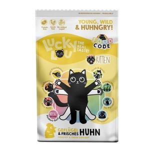 Lucky Lou Food Code Lifestage Kitten Drób & Kurczak 750g