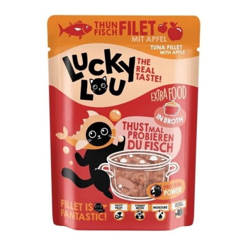 Lucky Lou Extrafood Tuńczyk i jabłko w bulionie saszetka 70g.jpg