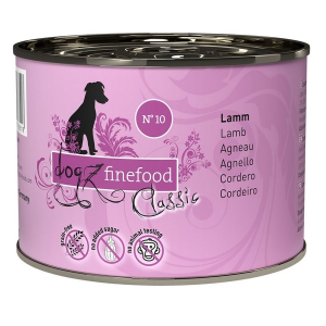 Dogz Finefood Classic N.10 Jagnięcina puszka 200g