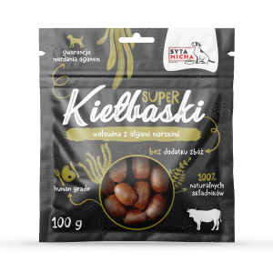 Syta Micha Kiełbaski z wołowiną 100g