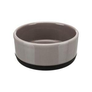 Trixie Miska ceramiczna 0,4L/12cm szara na gumie