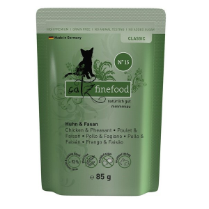 Catz Finefood Classic N.15 Kurczak i Bażant saszetka 85g