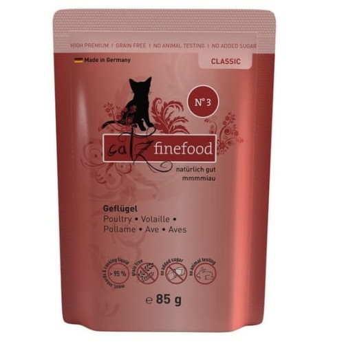 Catz Finefood Classic N.03 Drób saszetka 85g.jpg