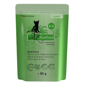 Catz Finefood Classic N.23 Wołowina i Kaczka saszetka 85g