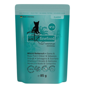 Catz Finefood Classic N.21 Dziczyzna i Karmazyn saszetka 85g