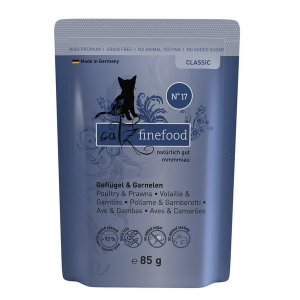Catz Finefood Classic N.17 Drób i Krewetki saszetka 85g
