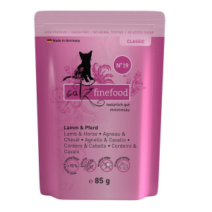 Catz Finefood Classic N.19 Jagnięcina i Konina saszetka 85g