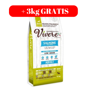 Vivere Medium Adult Salmon 12+3kg Monobiałkowa z Łososiem