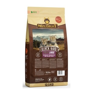 Wolfsblut Dog Black Bird Puppy Large - indyk i bataty 12,5kg