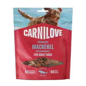 Carnilove Crunchy Snack 200g makrela z malinami