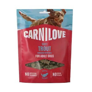 Carnilove Soft Snack 200g pstrąg i koper - lepsze trawienie