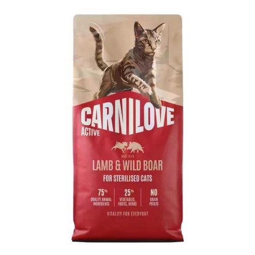 Carnilove Cat Active Lamb &amp; Wild Boar Sterilised - jagnięcina i dzik.jpg