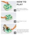 Nina Ottosson Puppy Hide 'N Slide Green - gra edukacyjna, poziom 2