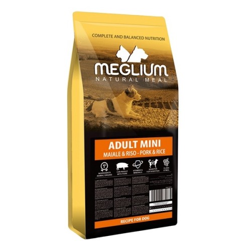 Meglium Dog Mini Adult Pork & Rice 7kg