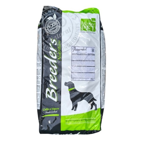 Primordial Breeders Dog Grain Free Adult Buffalo & Mackerel 20kg