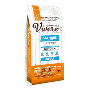 Vivere Maxi Adult Salmon 12kg Karma Monobiałkowa z Łososiem dla dużych ras