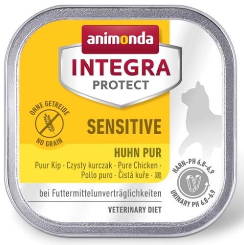 Animonda Integra Protect Sensitive dla kota - z kurczakiem tacka 100g
