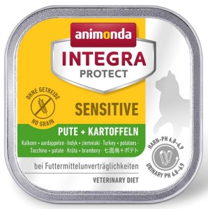 Animonda Integra Protect Sensitive dla kota - z indykiem i ziemniakami tacka 100g