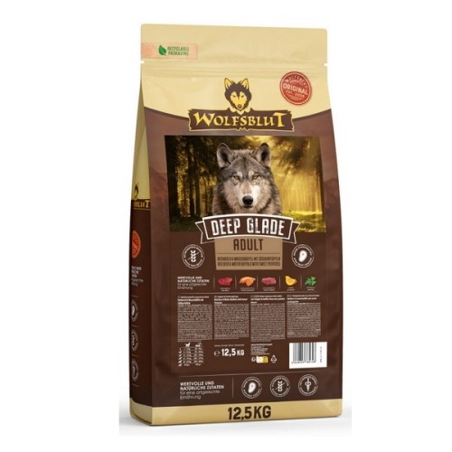 Wolfsblut Dog Deep Glade Adult - jeleń i bawół 12,5kg