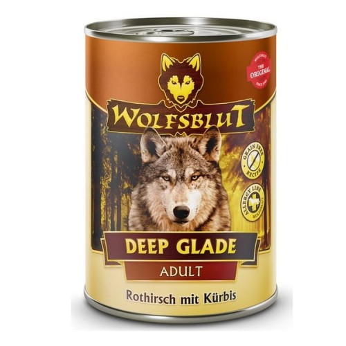 Wolfsblut Dog Deep Glade Adult - jeleń i dynia puszka 395g