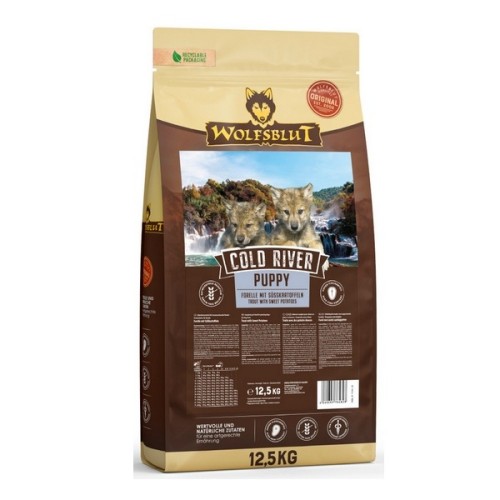Wolfsblut Dog Cold River Puppy - pstrąg i bataty 12,5kg