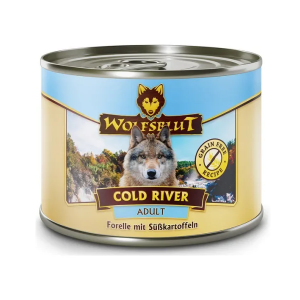 Wolfsblut Dog Cold River Adult - pstrąg i bataty puszka 200g