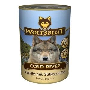 Wolfsblut Dog Cold River Adult - pstrąg i bataty puszka 395g