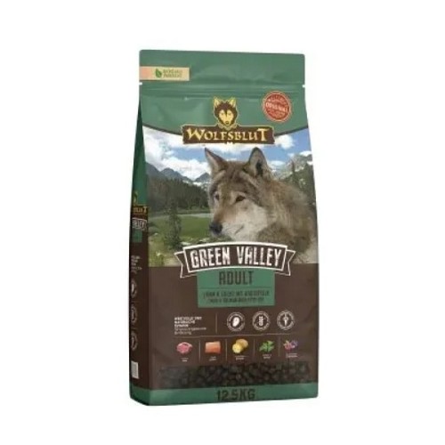 Wolfsblut Dog Green Valley Adult - jagnię, łosoś i ziemniaki 12,5kg