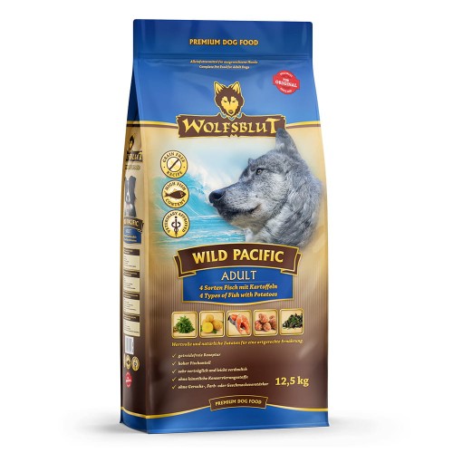 Wolfsblut Dog Wild Pacific Adult - ryby i ziemniaki 12,5kg