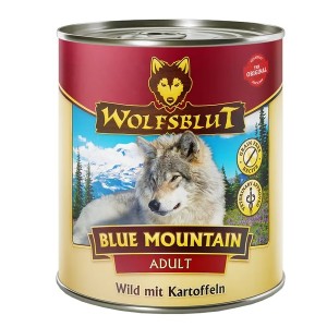 Wolfsblut Dog Blue Mountain Adult - dziczyzna i ziemniaki puszka 800g