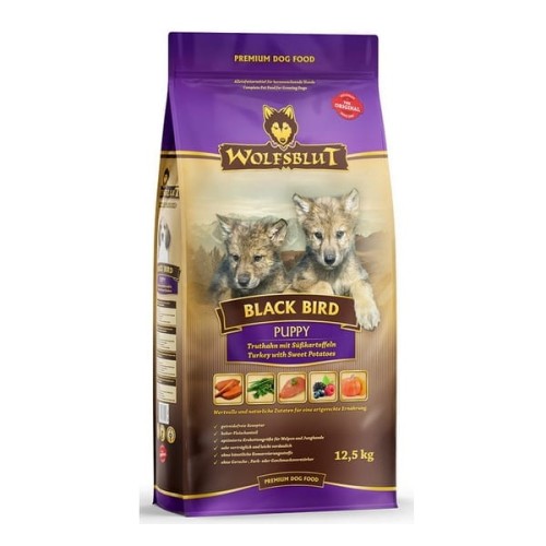 Wolfsblut Dog Black Bird Puppy - indyk i bataty 12,5kg