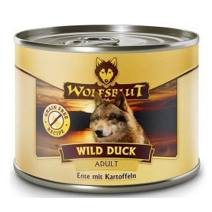 Wolfsblut Dog Wild Duck Adult - kaczka i ziemniaki puszka 200g