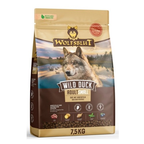 Wolfsblut Dog Wild Duck Adult Small - kaczka i bataty 7,5kg