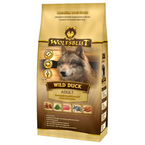 Wolfsblut Dog Wild Duck Adult - kaczka i ziemniaki 2kg