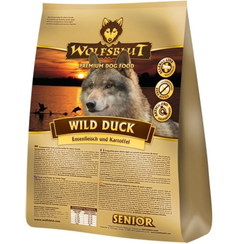 Wolfsblut Dog Wild Duck Senior - kaczka i ziemniaki 2kg