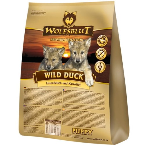 Wolfsblut Dog Wild Duck Puppy - kaczka i ziemniaki 2kg