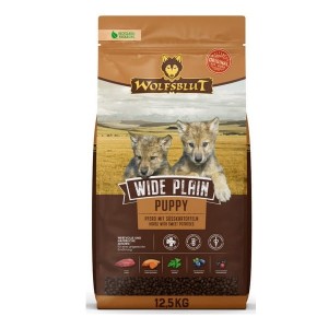 Wolfsblut Dog Wide Plain Puppy - konina i bataty 12,5kg