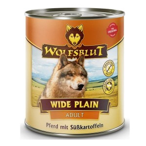 Wolfsblut Dog Wide Plain Adult - konina i bataty puszka 800G