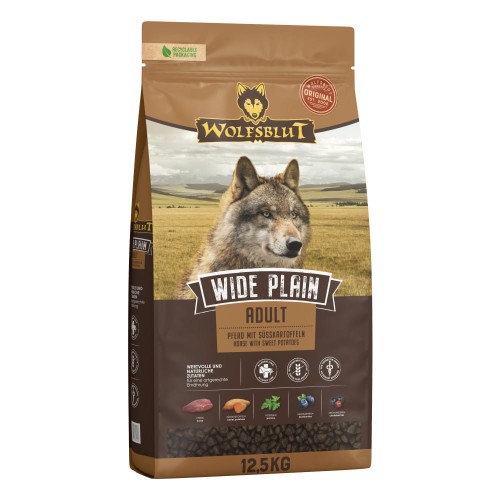 Wolfsblut Dog Wide Plain Adult - konina i bataty 12,5kg