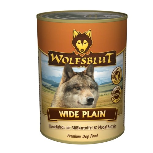 Wolfsblut Dog Wide Plain Adult - konina i bataty puszka 395g