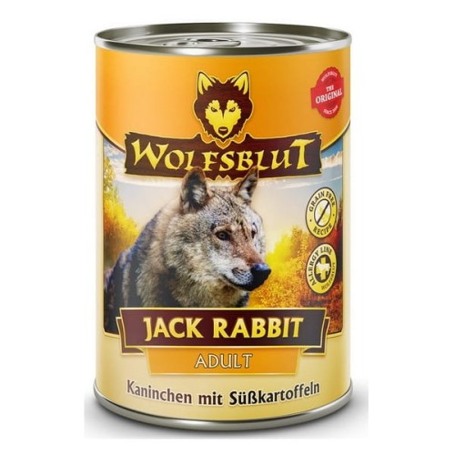 Wolfsblut Dog Jack Rabbit Adult - królik i bataty puszka 395g