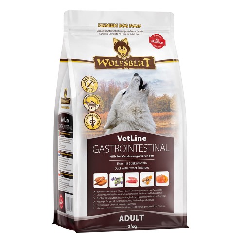 Wolfsblut Dog VetLine Gastrointestinal - kaczka i bataty 2kg
