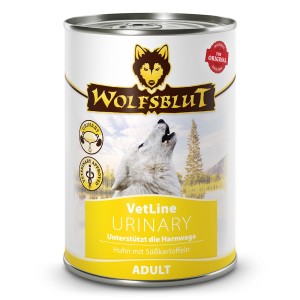 Wolfsblut Dog VetLine Urinary - kurczak i bataty puszka 395g